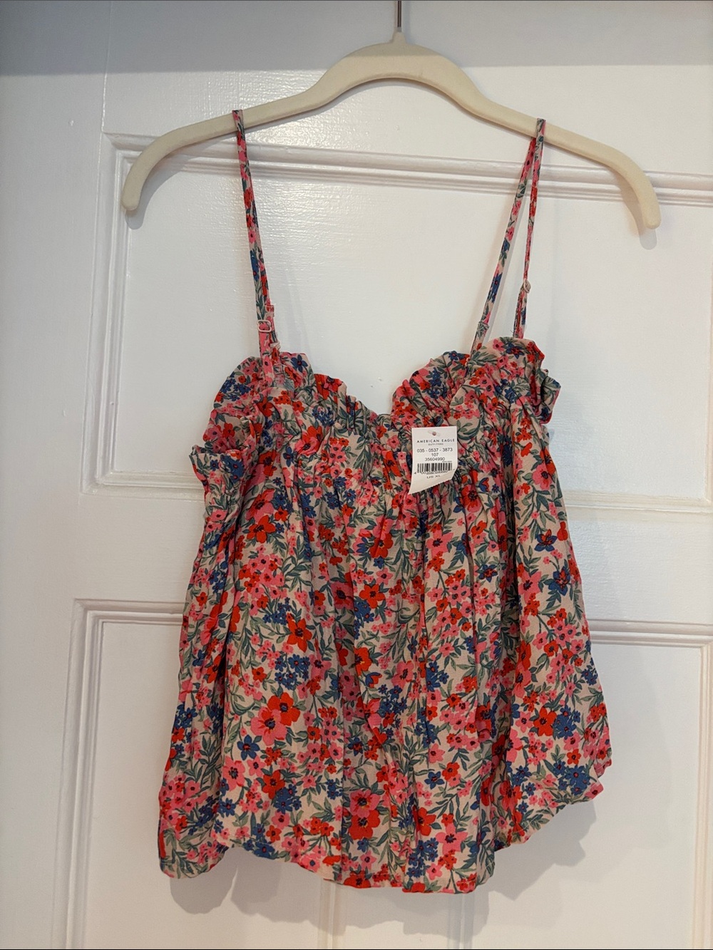 NWT Floral AEO Top - Size XL - Picture 2 of 5